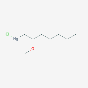 Chloro(2-methoxyheptyl)mercury