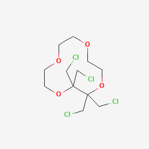 2,2,3,3-Tetrakis(chloromethyl)-1,4,7,10-tetraoxacyclododecane