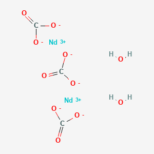 molecular formula C3H4Nd2O11 B14517505 Neodymium(3+);tricarbonate;dihydrate CAS No. 62399-09-1