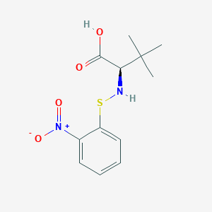 3-Methyl-N-[(2-nitrophenyl)sulfanyl]-D-valine