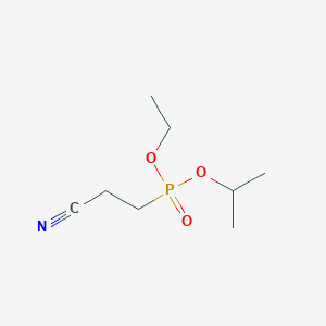 Ethyl propan-2-yl (2-cyanoethyl)phosphonate