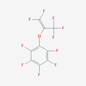 1,2,3,4,5-Pentafluoro-6-[(1,1,3,3,3-pentafluoroprop-1-en-2-yl)oxy]benzene