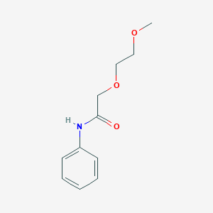 molecular formula C11H15NO3 B14517553 2-(2-Methoxyethoxy)-N-phenylacetamide CAS No. 62593-50-4