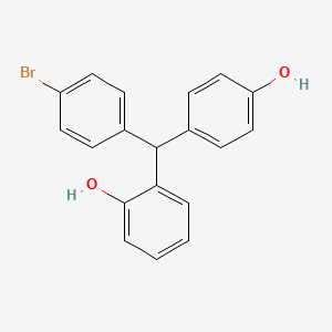 2-[(4-Bromophenyl)(4-hydroxyphenyl)methyl]phenol