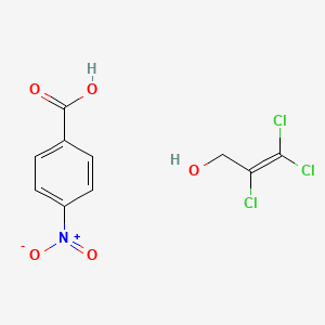 4-Nitrobenzoic acid;2,3,3-trichloroprop-2-en-1-ol