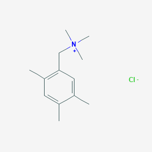 molecular formula C13H22ClN B14517635 N,N,N-Trimethyl(2,4,5-trimethylphenyl)methanaminium chloride CAS No. 63183-47-1