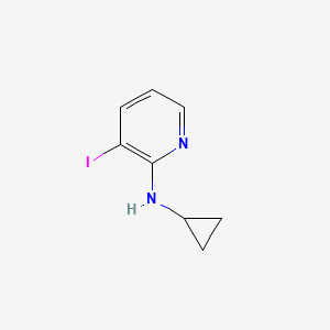 molecular formula C8H9IN2 B1451764 N-Cyclopropyl-3-iodopyridin-2-amine CAS No. 214074-22-3