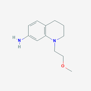molecular formula C12H18N2O B1451769 1-(2-甲氧基乙基)-1,2,3,4-四氢喹啉-7-胺 CAS No. 582324-98-9