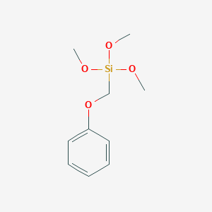 molecular formula C10H16O4Si B14517690 Trimethoxy(phenoxymethyl)silane CAS No. 62589-62-2