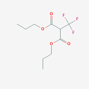 molecular formula C10H15F3O4 B14517702 Dipropyl (trifluoromethyl)propanedioate CAS No. 62935-29-9