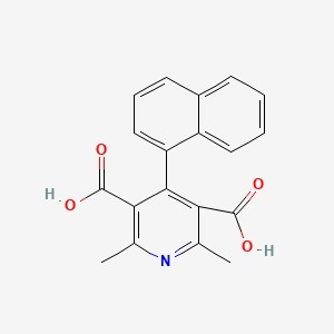 2,6-Dimethyl-4-(1-naphthyl)pyridine-3,5-dicarboxylic acid