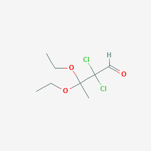 2,2-Dichloro-3,3-diethoxybutanal