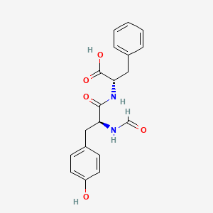 molecular formula C19H20N2O5 B14517827 N-Formyl-L-tyrosyl-L-phenylalanine CAS No. 62704-84-1