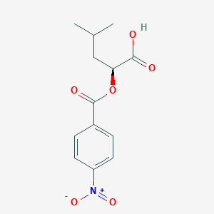 (2S)-4-Methyl-2-[(4-nitrobenzoyl)oxy]pentanoic acid