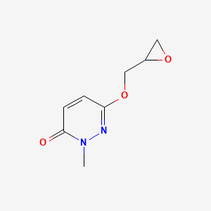 2-Methyl-6-[(oxiran-2-yl)methoxy]pyridazin-3(2H)-one