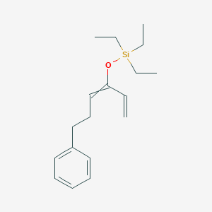 molecular formula C18H28OSi B14517864 Triethyl[(6-phenylhexa-1,3-dien-3-yl)oxy]silane CAS No. 62418-74-0