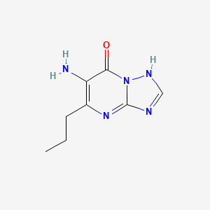 molecular formula C8H11N5O B1451787 6-氨基-5-丙基-[1,2,4]三唑并[1,5-a]嘧啶-7-醇 CAS No. 947010-62-0
