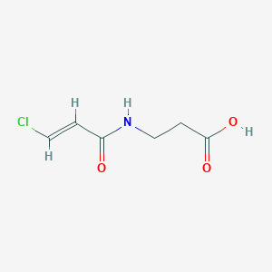 3-(3-Chloroprop-2-enamido)propanoic acid