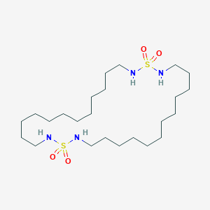 1lambda~6~,16lambda~6~-Dithia-2,15,17,30-tetraazacyclotriacontane-1,1,16,16-tetrone