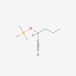 [(Hex-1-yn-3-yl)oxy](trimethyl)silane