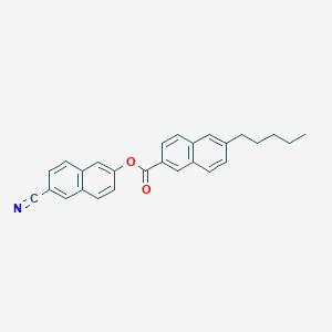 6-Cyanonaphthalen-2-yl 6-pentylnaphthalene-2-carboxylate