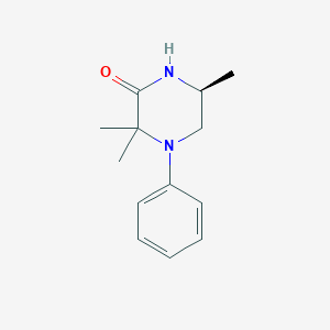 (6S)-3,3,6-trimethyl-4-phenylpiperazin-2-one