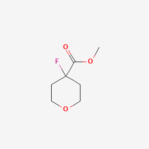 molecular formula C7H11FO3 B1451799 4-氟四氢-2H-吡喃-4-羧酸甲酯 CAS No. 1150617-60-9