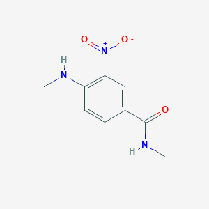 molecular formula C9H11N3O3 B1451801 N-methyl-4-(methylamino)-3-nitrobenzamide CAS No. 41263-72-3