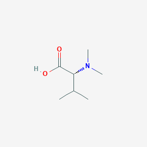 molecular formula C7H15NO2 B1451803 (2R)-2-(二甲氨基)-3-甲基丁酸 CAS No. 899900-52-8