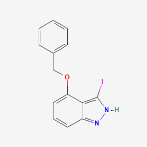 molecular formula C14H11IN2O B1451804 4-(Benzyloxy)-3-iodo-1H-indazole CAS No. 885962-49-2