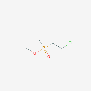 molecular formula C4H10ClO2P B14518051 Methyl (2-chloroethyl)methylphosphinate CAS No. 62516-56-7