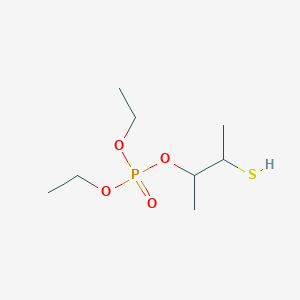 Diethyl 3-sulfanylbutan-2-yl phosphate