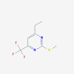 4-Ethyl-2-(methylsulfanyl)-6-(trifluoromethyl)pyrimidine