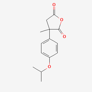 3-Methyl-3-{4-[(propan-2-yl)oxy]phenyl}oxolane-2,5-dione