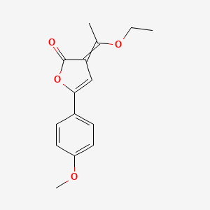 3-(1-Ethoxyethylidene)-5-(4-methoxyphenyl)furan-2(3H)-one