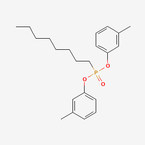 Bis(3-methylphenyl) octylphosphonate