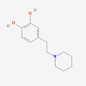 4-[2-(Piperidin-1-yl)ethyl]benzene-1,2-diol