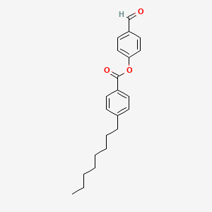 Benzoic acid, 4-octyl-, 4-formylphenyl ester