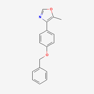 4-[4-(Benzyloxy)phenyl]-5-methyl-1,3-oxazole