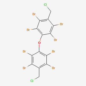 1,1'-Oxybis[2,3,5,6-tetrabromo-4-(chloromethyl)benzene]