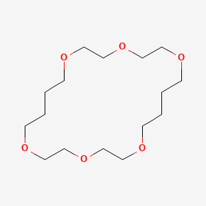 molecular formula C16H32O6 B14518314 1,4,7,12,15,18-Hexaoxacyclodocosane CAS No. 62708-71-8