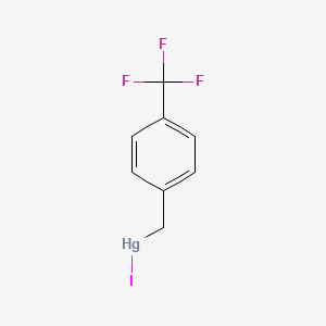 Iodo{[4-(trifluoromethyl)phenyl]methyl}mercury