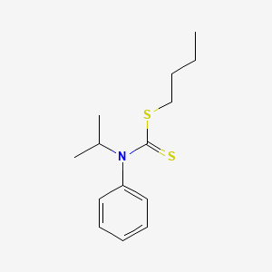 Butyl phenyl(propan-2-yl)carbamodithioate