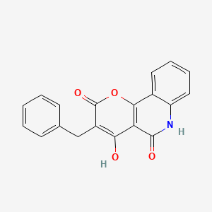 3-benzyl-4-hydroxy-2H-pyrano[3,2-c]quinoline-2,5(6H)-dione