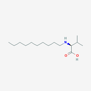 molecular formula C15H31NO2 B14518413 N-Decyl-L-valine CAS No. 62765-50-8