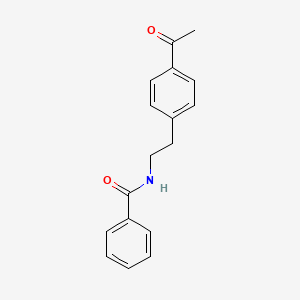 N-[2-(4-Acetylphenyl)ethyl]benzamide