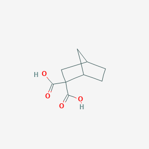 molecular formula C9H12O4 B14518431 Bicyclo[2.2.1]heptane-2,2-dicarboxylic acid CAS No. 62821-26-5