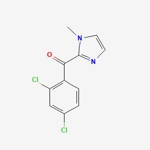 (2,4-dichlorophenyl)(1-methyl-1H-imidazol-2-yl)methanone