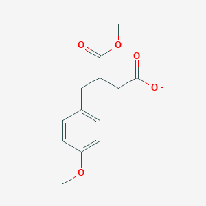 4-Methoxy-3-[(4-methoxyphenyl)methyl]-4-oxobutanoate