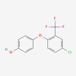 4-[4-Chloro-2-(trifluoromethyl)phenoxy]phenol